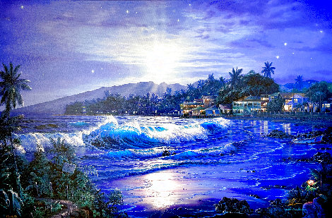 Moonlit Cove 2006 Limited Edition Print - Christian Riese Lassen