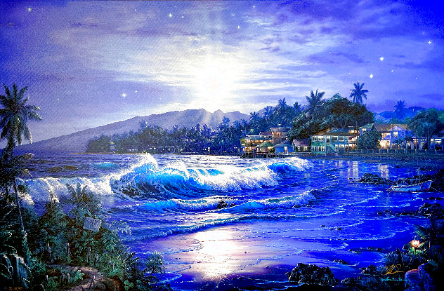 Moonlit Cove 2006 Limited Edition Print by Christian Riese Lassen