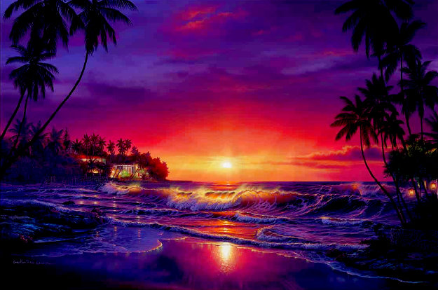 Amber Dawn 2006 Limited Edition Lassengraph on Canvas by Christian