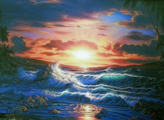 Island Romance 1995 Limited Edition Print by Christian Riese Lassen
