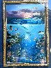 Our World 1990 Embellished - Huge w Diamonds Limited Edition Print by Christian Riese Lassen - 4