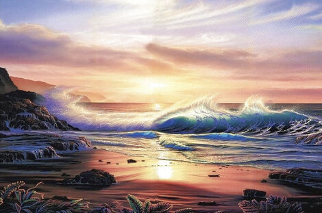 Maui Gold 1992 - Huge - Hawaii Limited Edition Print - Christian Riese Lassen