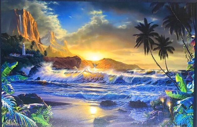 Cliffs of Kapalua AP 1992 Lassengraph 20x30 by Christian Riese