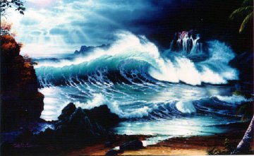 Cliffs of Kapalua AP 1992 Limited Edition Print - Christian Riese Lassen Cliffs of Kapalua AP 1992 Limited Edition Print - Christian Riese Lassen