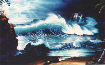 Cliffs of Kapalua AP 1992 Limited Edition Print - Christian Riese Lassen Cliffs of Kapalua AP 1992 Limited Edition Print - Christian Riese Lassen
