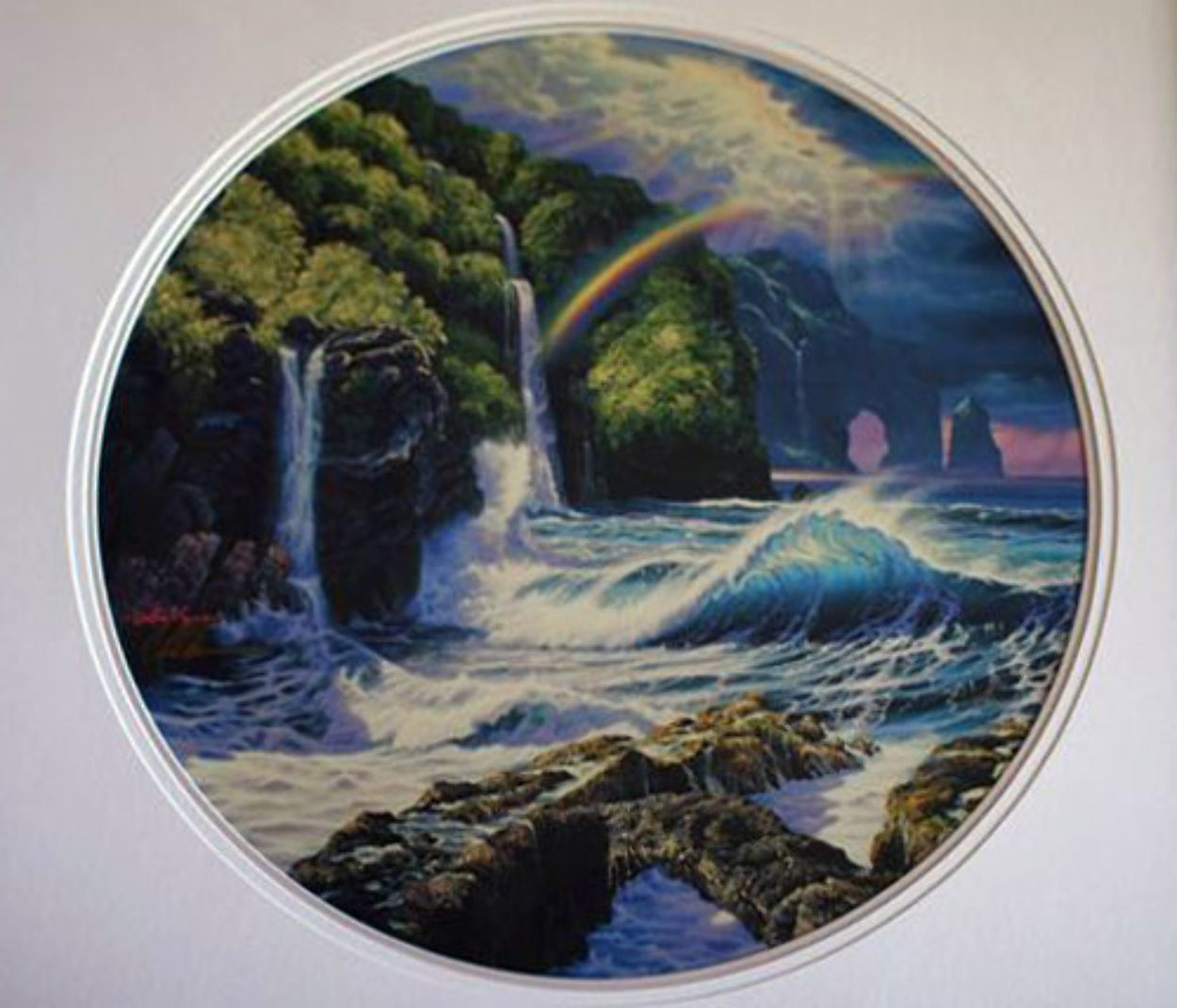 Falls of Hana AP 1992 Limited Edition Print by Christian Riese Lassen