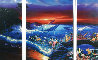 Sea Vision Triptych 1990 - Huge Limited Edition Print by Christian Riese Lassen - 0