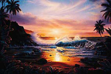 Maui Gold 1985 Limited Edition Print - Christian Riese Lassen Maui Gold 1985 Limited Edition Print - Christian Riese Lassen