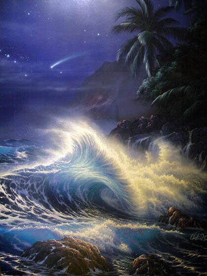 Night Dancer 1985 Limited Edition Print by Christian Riese Lassen Night Dancer 1985 Limited Edition Print by Christian Riese Lassen