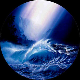 Indigo Night 1998 Embellished Limited Edition Print - Christian Riese Lassen Indigo Night 1998 Embellished Limited Edition Print - Christian Riese Lassen