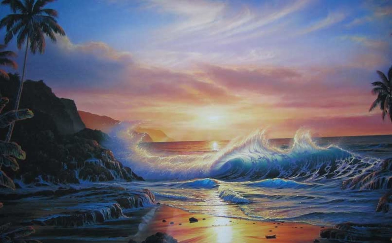 Maui Gold 1992 Limited Edition Print by Christian Riese Lassen