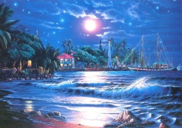 Lahaina Starlight I 1999 Limited Edition Print - Christian Riese Lassen Lahaina Starlight I 1999 Limited Edition Print - Christian Riese Lassen