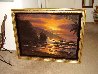 Untitled (Maui Sunset) 1981 32x38 Original Painting by Christian Riese Lassen - 4