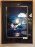 Maui Moon II AP 1993 - Huge - Hawaii - Koa Wood Frame Limited Edition Print by Christian Riese Lassen - 1