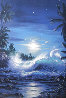 Maui Moon II AP 1993 - Huge - Hawaii - Koa Wood Frame Limited Edition Print by Christian Riese Lassen - 0
