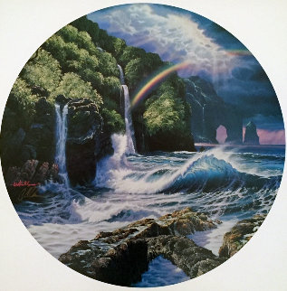 Falls of Hana 1992 (Maui) Limited Edition Print - Christian Riese Lassen Falls of Hana 1992 (Maui) Limited Edition Print - Christian Riese Lassen