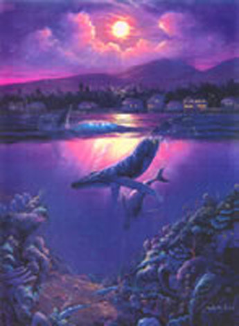 Maui Whale Symphony Limited Edition Print - Christian Riese Lassen