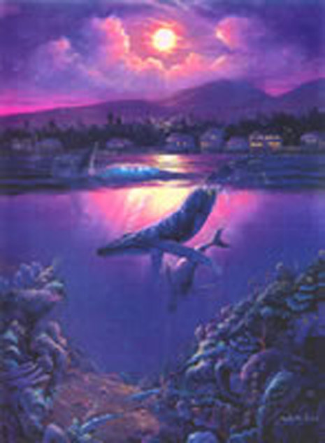 Maui Whale Symphony Limited Edition Print by Christian Riese Lassen