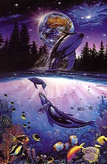 Whale Star 1993 Limited Edition Print - Christian Riese Lassen