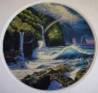 Falls of Hana AP 1992 Limited Edition Print - Christian Riese Lassen Falls of Hana AP 1992 Limited Edition Print - Christian Riese Lassen