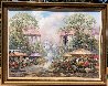Flower Market 42x54 Original Painting by Pierre Latour - 3