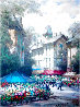 Untitled Street Scene 49x39 Original Painting by Pierre Latour - 0