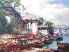 Festival on the Canal 1997 38x48 Original Painting by Pierre Latour - 0