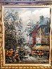 Paris Cityscape  2000 28x34 Original Painting by Pierre Latour - 1