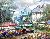 Flower Market II 30x36 - France Original Painting by Pierre Latour - 0