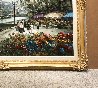 Parisian Flower Market 45x55 - Huge - France Original Painting by Pierre Latour - 5