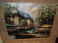 French Landscape 1990 36x26 Original Painting by Pierre Latour - 3 French Landscape 1990 36x26 Original Painting by Pierre Latour - 3