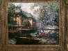 French Landscape Painting -  1990 36x26 Original Painting by Pierre Latour - 1
