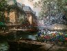 French Landscape Painting -  1990 36x26 Original Painting by Pierre Latour - 2