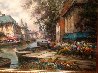 Flower Market 36x48 Huge Original Painting by Pierre Latour - 2