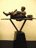 Dunk'n Cheek's Boy Friend Sculpture Sculpture by Laurie Smith - 0