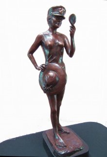 Choices Bronze Sculpture 30 in Sculpture - Laurie Smith Choices Bronze Sculpture 30 in Sculpture - Laurie Smith