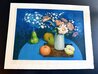 Nature Mortes sur Fond Bleu Limited Edition Print by Angelina Lavernia - 2
