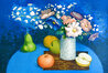 Nature Mortes sur Fond Bleu Limited Edition Print by Angelina Lavernia - 0