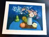 Nature Mortes sur Fond Bleu Limited Edition Print by Angelina Lavernia - 1