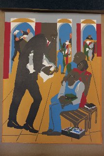 To the Defense 1989 Limited Edition Print - Jacob Lawrence To the Defense 1989 Limited Edition Print - Jacob Lawrence