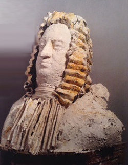 Johann Sebastian Bach Bronze Sculpture 39 in  Sculpture - Lewon Lazarew