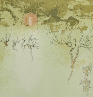 La Lune Rouge et l'Hiver 1982 Limited Edition Print - Lebadang La Lune Rouge et l'Hiver 1982 Limited Edition Print - Lebadang