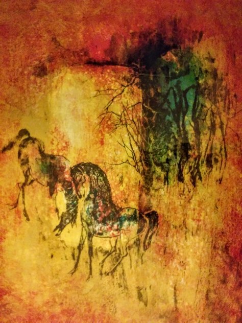 Horses 1989 Limited Edition Print by  Lebadang