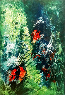 Untitled Lithograph 1960 Limited Edition Print - Lebadang Untitled Lithograph 1960 Limited Edition Print - Lebadang