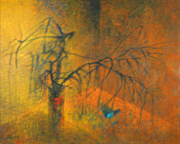2 Les Branches Morte 34x28 Original Painting - Lebadang 2 Les Branches Morte 34x28 Original Painting - Lebadang