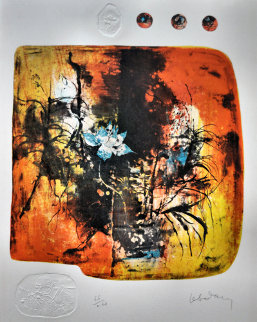 Fleurs De Lotus 1975 Limited Edition Print - Lebadang Fleurs De Lotus 1975 Limited Edition Print - Lebadang