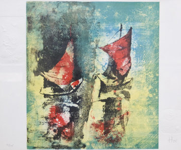 Untitled Lithograph Limited Edition Print - Lebadang Untitled Lithograph Limited Edition Print - Lebadang