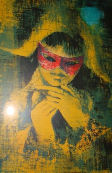Lady With Mask Limited Edition Print by Lebadang Lady With Mask Limited Edition Print by Lebadang