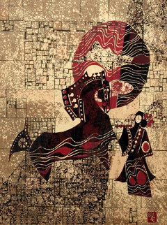 Horse And Woman Limited Edition Print - Lebadang Horse And Woman Limited Edition Print - Lebadang