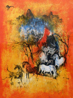 Horses In The Wind Limited Edition Print - Lebadang Horses In The Wind Limited Edition Print - Lebadang